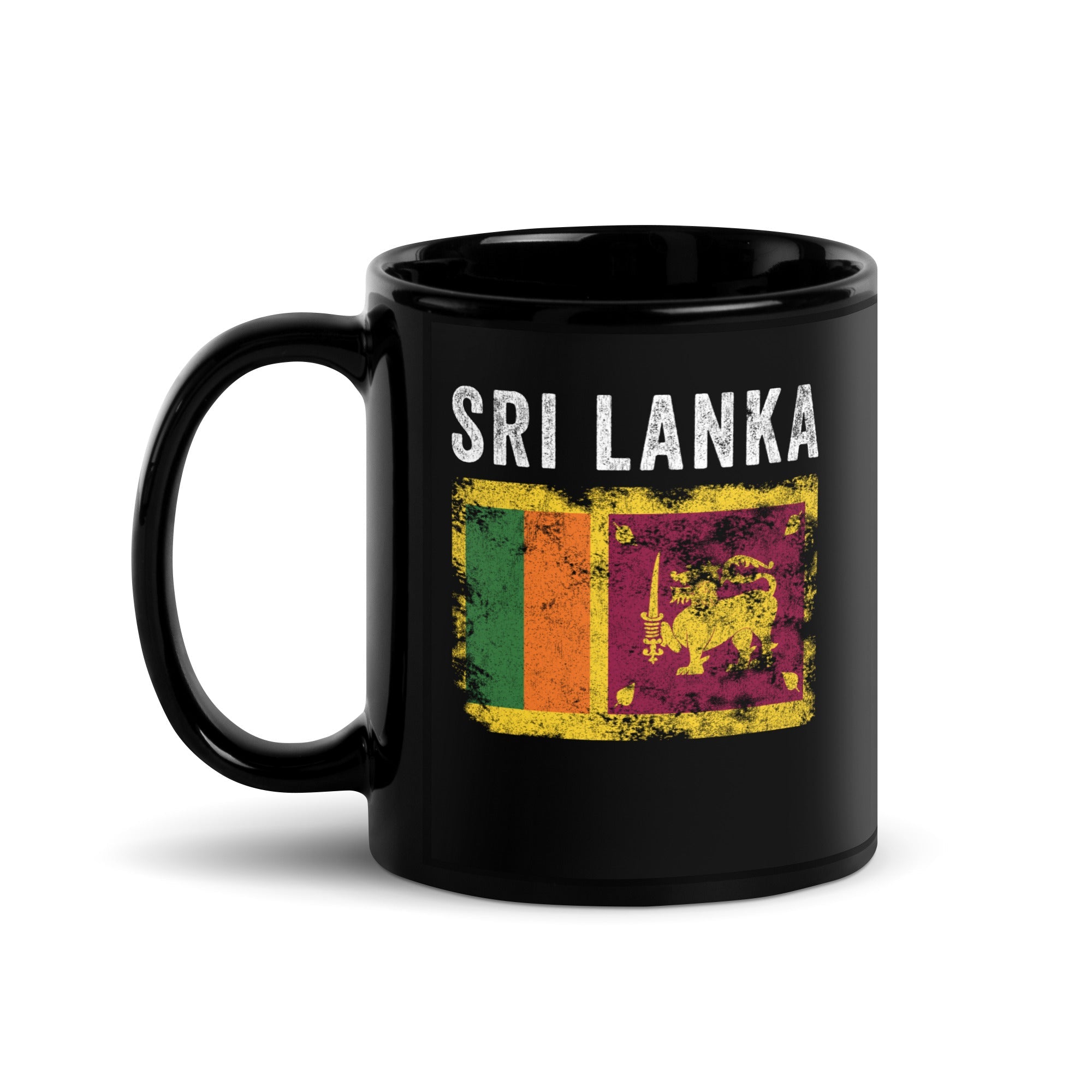 Sri Lanka Flag Vintage - Sri Lankan Flag Mug