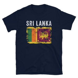 Sri Lanka Flag Vintage - Sri Lankan Flag T-Shirt