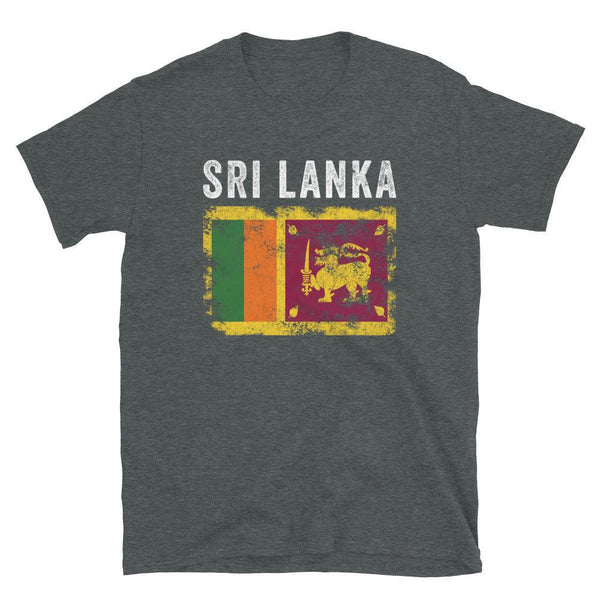 Sri Lanka Flag Vintage - Sri Lankan Flag T-Shirt