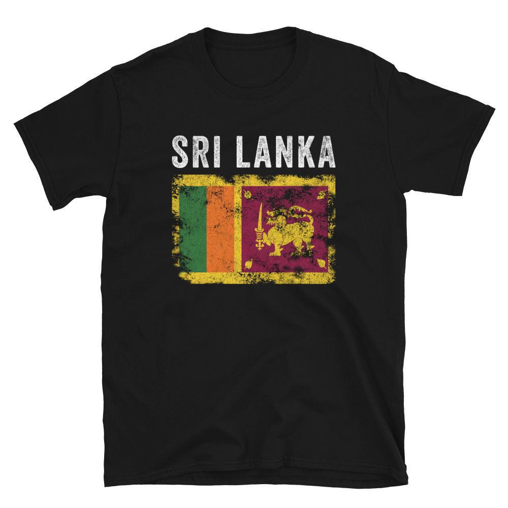 Sri Lanka Flag Vintage - Sri Lankan Flag T-Shirt