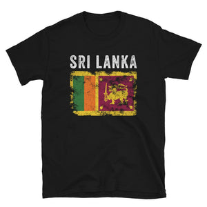 Sri Lanka Flag Vintage - Sri Lankan Flag T-Shirt