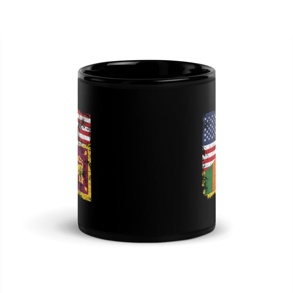 Sri Lanka USA Flag Mug