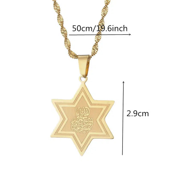 Star of David Pendant Necklace