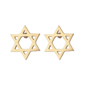 Star of David Pendant Necklace & Earrings