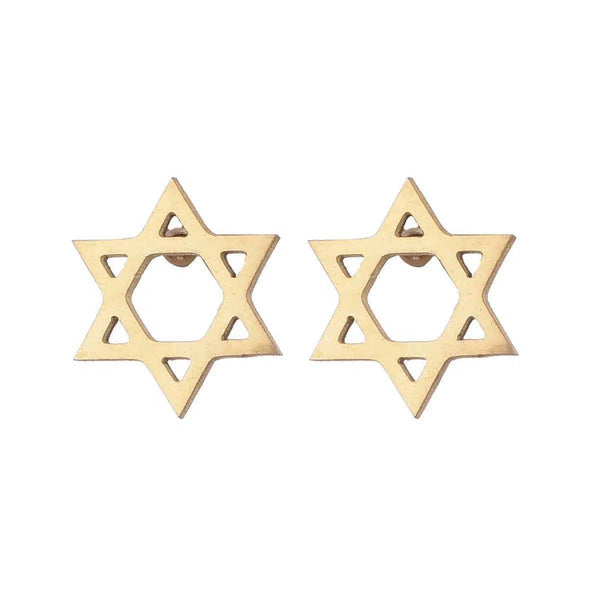 Star of David Pendant Necklace & Earrings