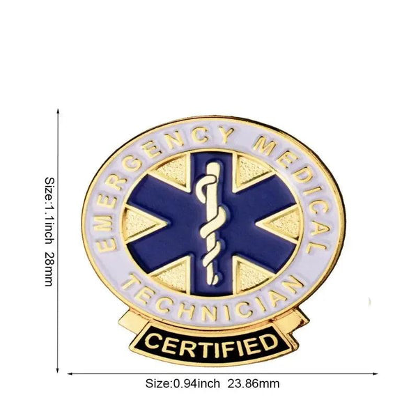 Star of Life Medical Lapel Pin Collection - Enamel Pin Flag