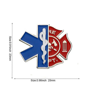 Star of Life Medical Lapel Pin Collection - Enamel Pin Flag