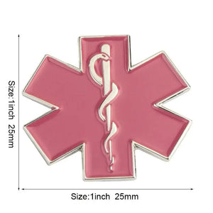 Star of Life Medical Lapel Pin Collection - Enamel Pin Flag