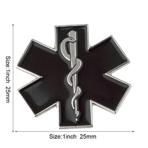 Star of Life Medical Lapel Pin Collection - Enamel Pin Flag