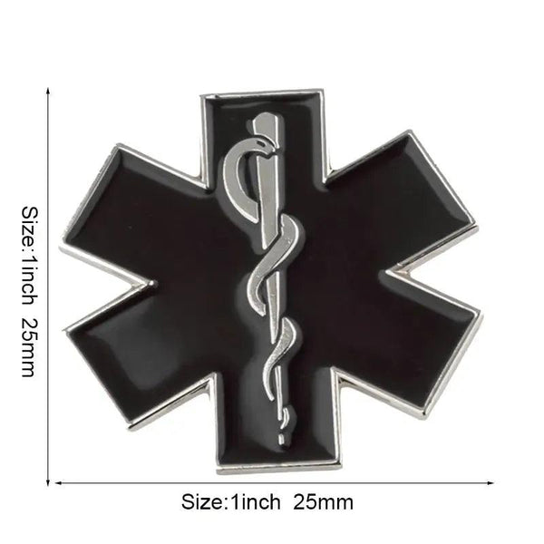 Star of Life Medical Lapel Pin Collection - Enamel Pin Flag