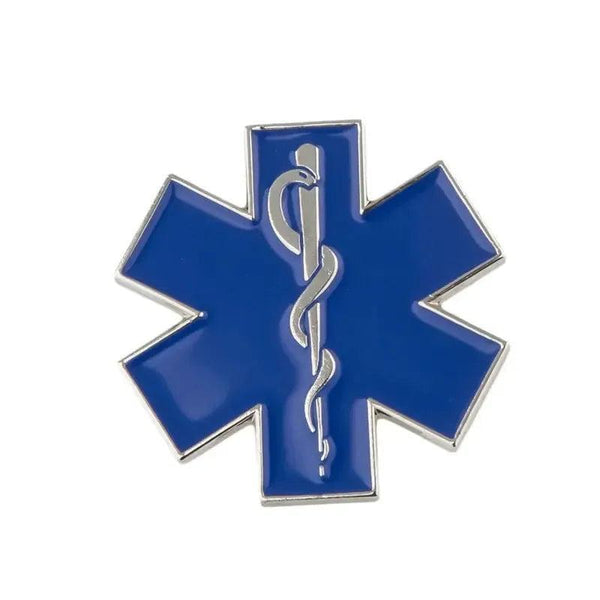 Star of Life Medical Lapel Pin Collection - Enamel Pin Flag