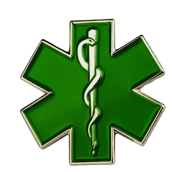 Star of Life Medical Lapel Pin Collection - Enamel Pin Flag