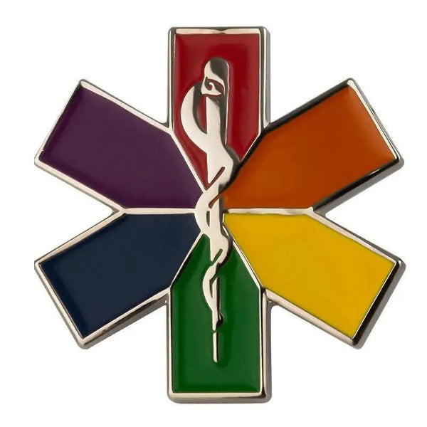 Star of Life Medical Lapel Pin Collection - Enamel Pin Flag