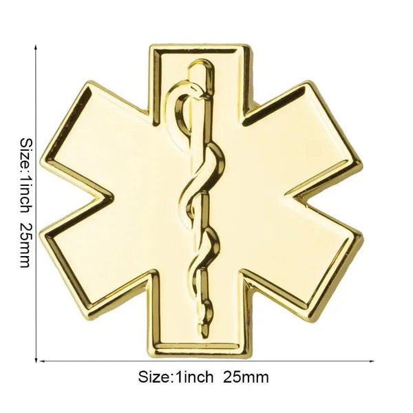 Star of Life Medical Lapel Pin Collection - Enamel Pin Flag