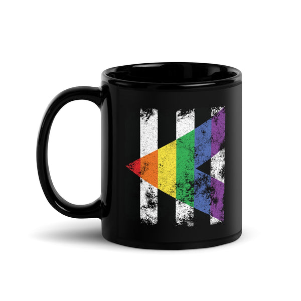 Straight Ally - Distressed LGBTQIA2S+ Mug