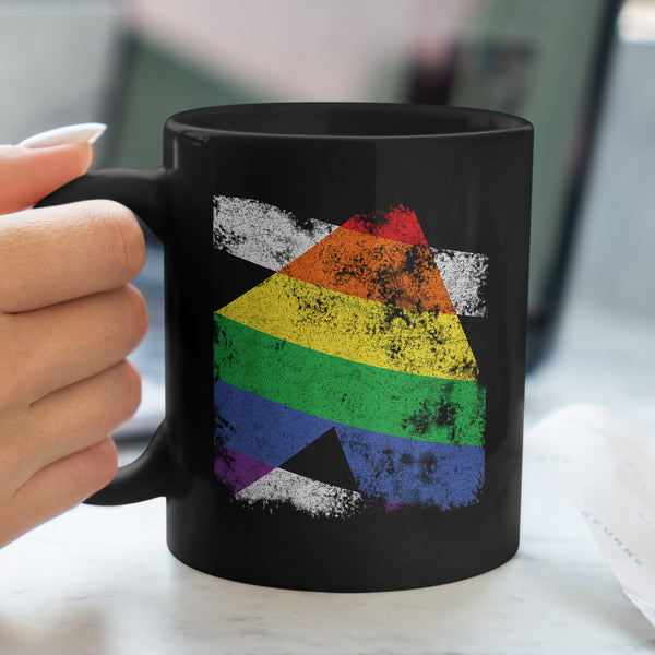 Straight Ally - Distressed LGBT+ Mug