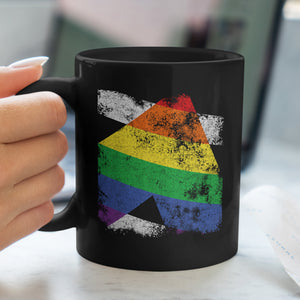 Straight Ally - Distressed LGBT+ Mug