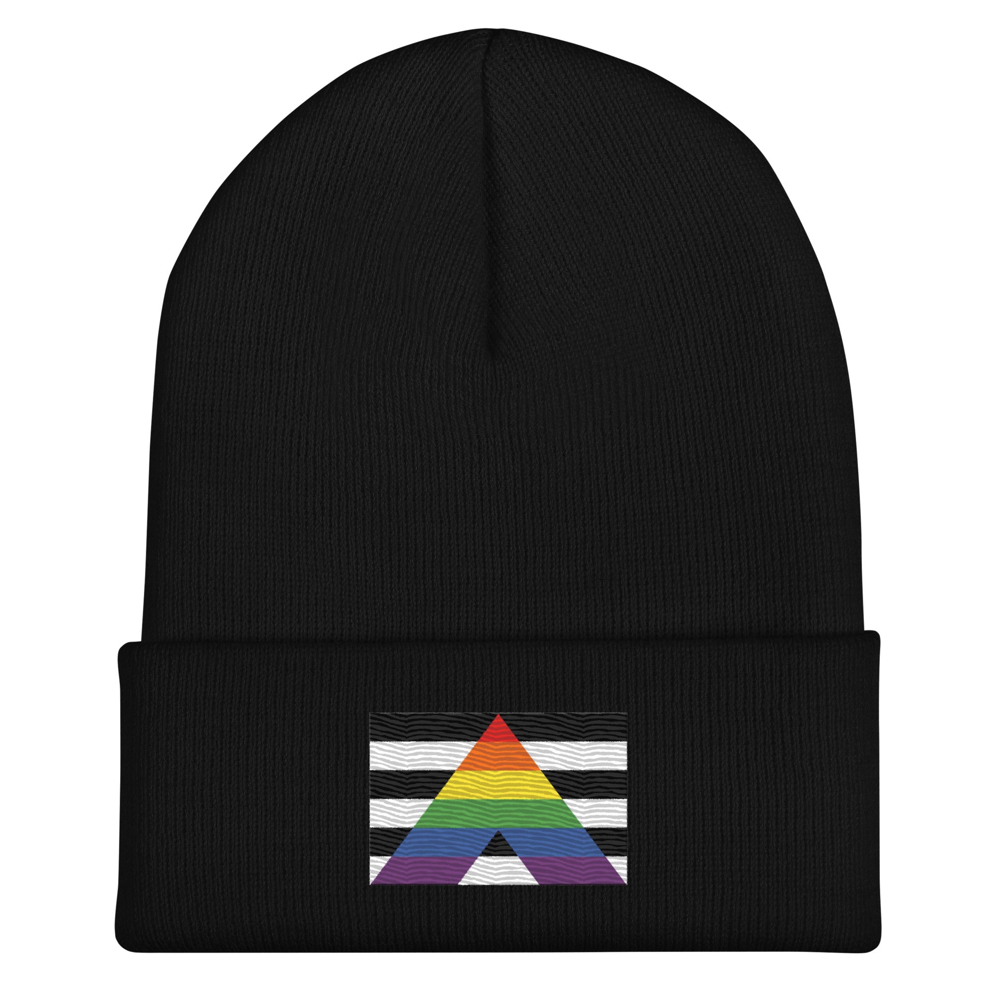 Straight Ally Flag Beanie - Embroidered LGBT+ Winter Hat