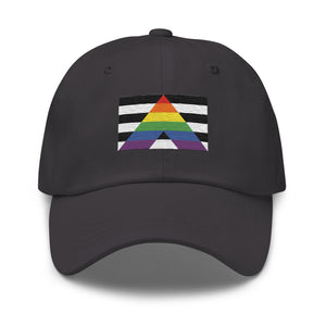Straight Ally Flag Cap - Adjustable Embroidered LGBT+ Dad Hat