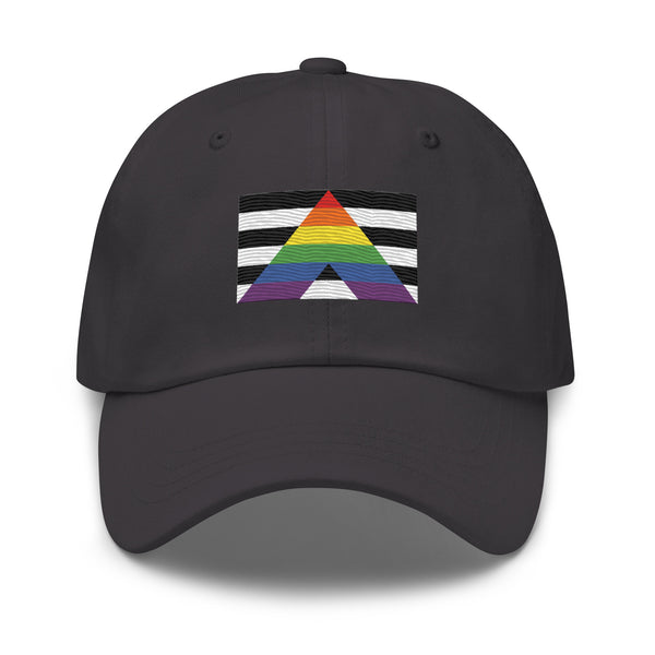 Straight Ally Flag Cap - Adjustable Embroidered LGBT+ Dad Hat