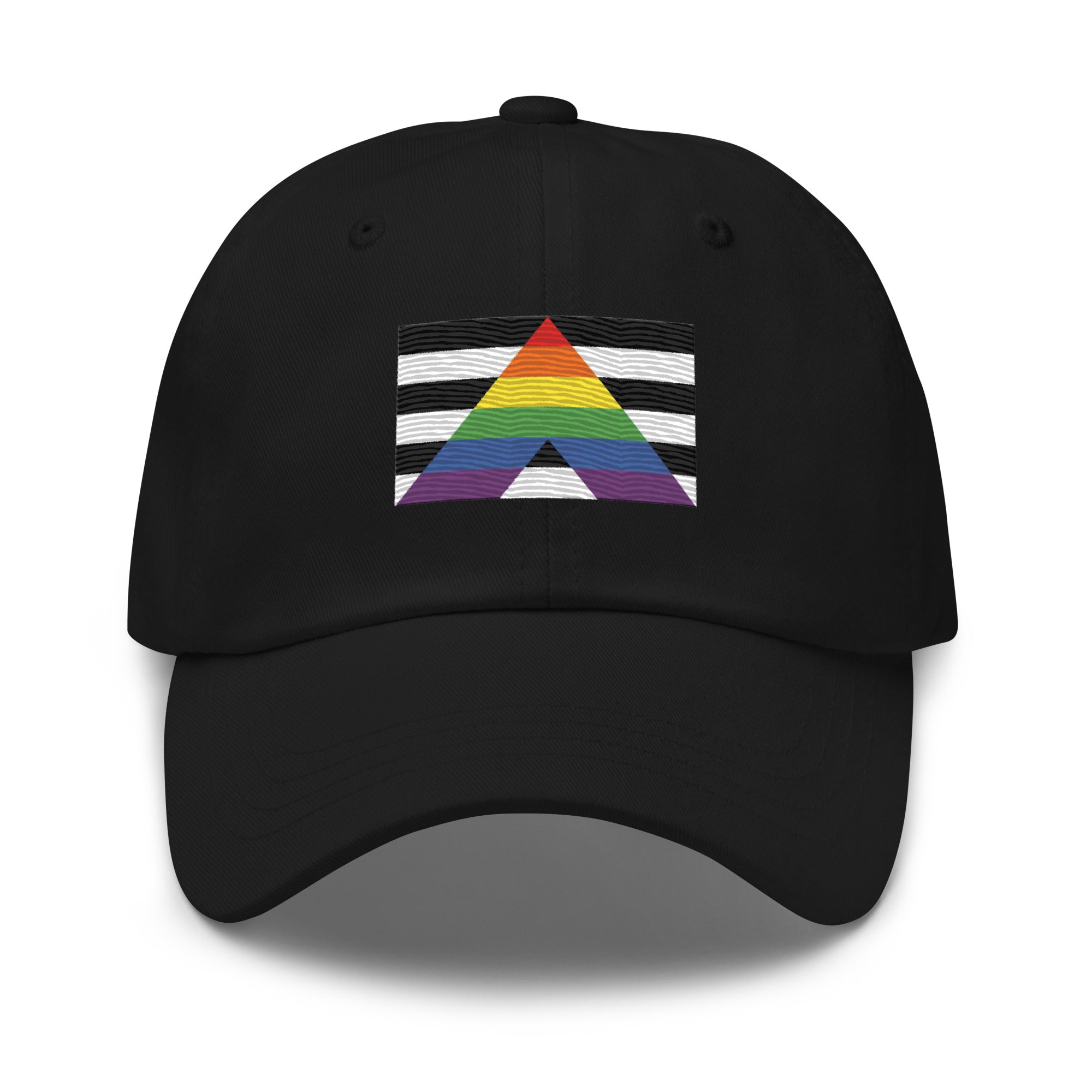 Straight Ally Flag Cap - Adjustable Embroidered LGBT+ Dad Hat