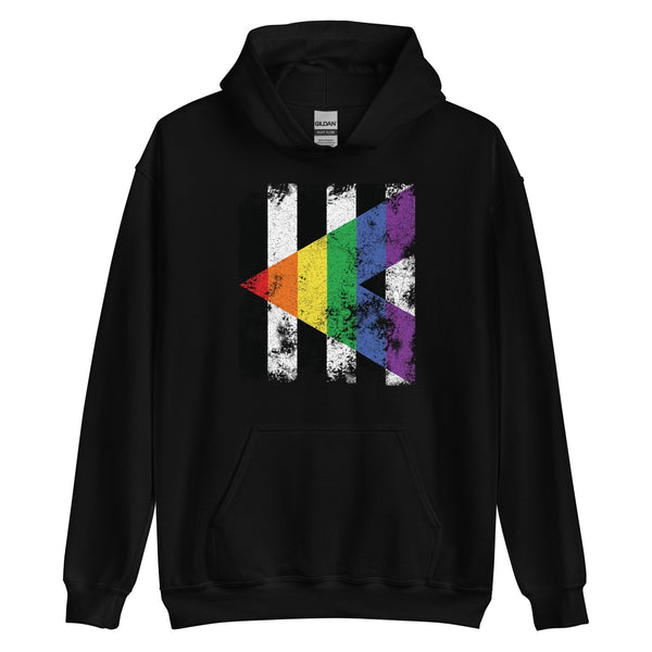 Straight Ally Flag - Distressed LGBTQIA2S+ Hoodie