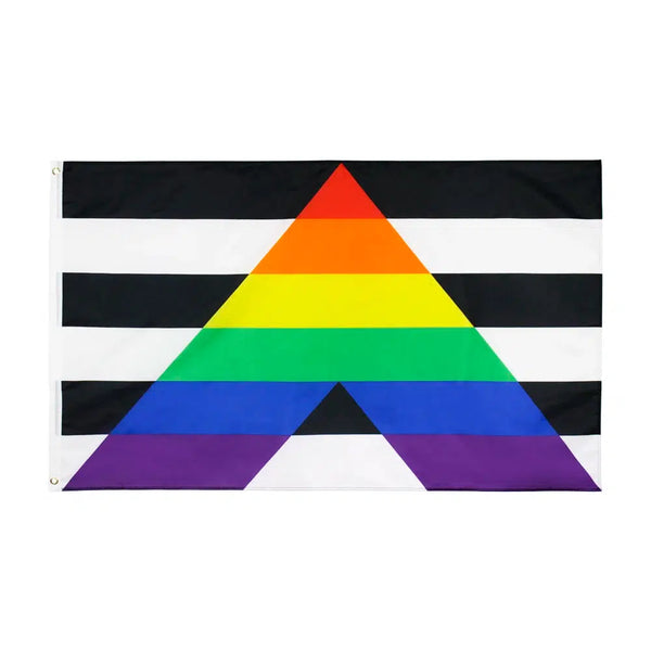Straight Ally Pride Flag - 90x150cm(3x5ft) - 60x90cm(2x3ft) - LGBTQIA+