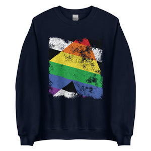 Straight Ally - Distressed LGBT+ Sweatshirt