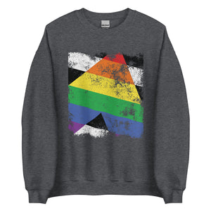 Straight Ally - Distressed LGBT+ Sweatshirt