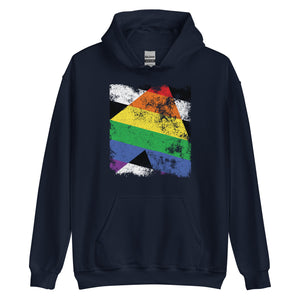 Straight Ally Flag - Distressed LGBT+ Hoodie
