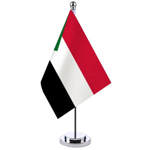 Sudan Desk Flag - Small Office Table Flag