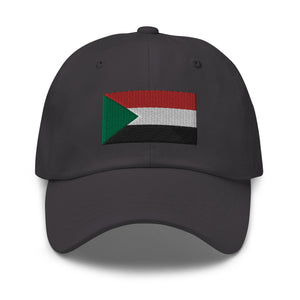 Sudan Flag Cap - Adjustable Embroidered Dad Hat