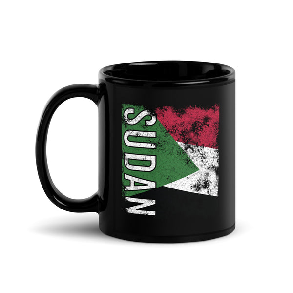 Sudan Flag - Distressed Flag Mug