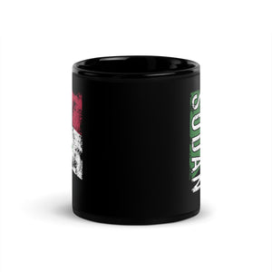 Sudan Flag - Distressed Flag Mug