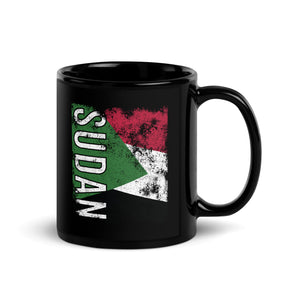 Sudan Flag - Distressed Flag Mug