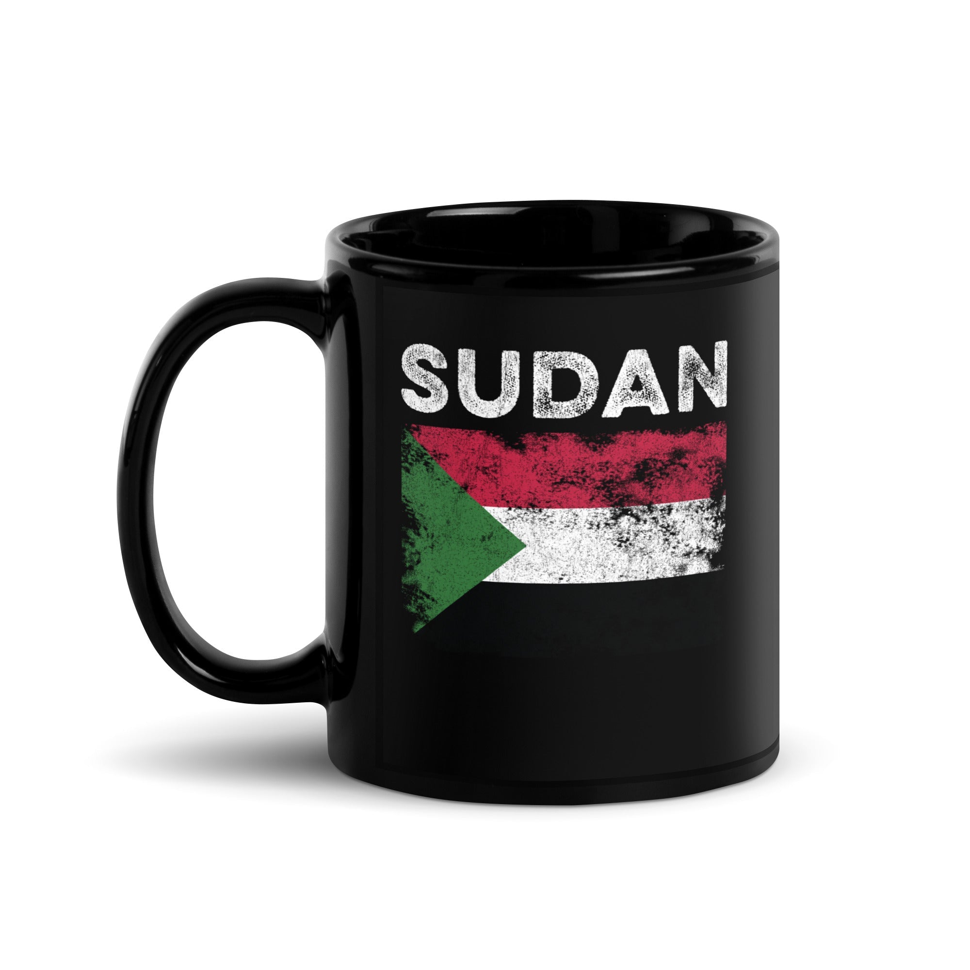 Sudan Flag Distressed - Sudanese Flag Mug