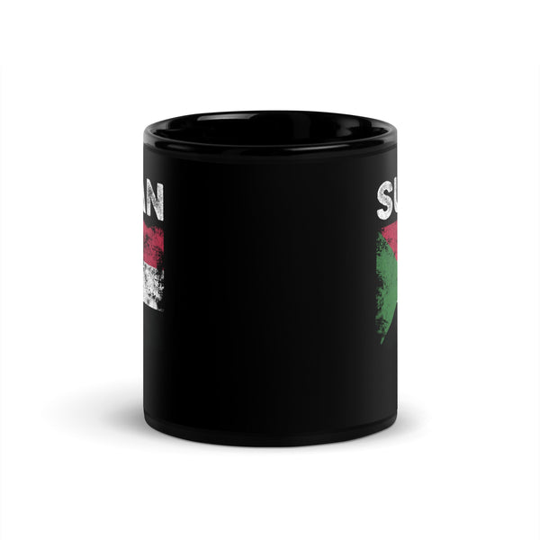 Sudan Flag Distressed - Sudanese Flag Mug