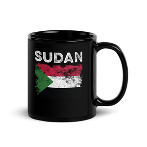 Sudan Flag Distressed - Sudanese Flag Mug