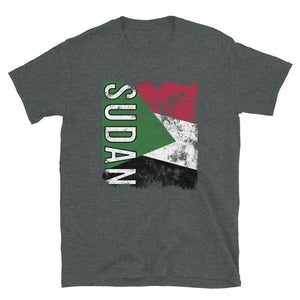 Sudan Flag Distressed T-Shirt