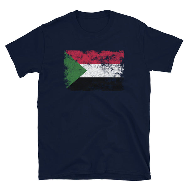 Áo thun có hình cờ Sudan