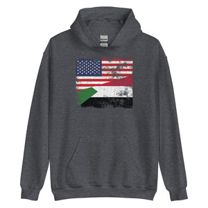 Sudan USA Flag Hoodie