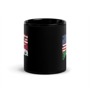 Sudan USA Flag Mug