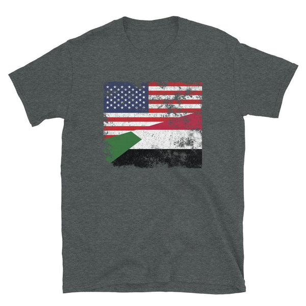 Sudan USA Flag T-Shirt