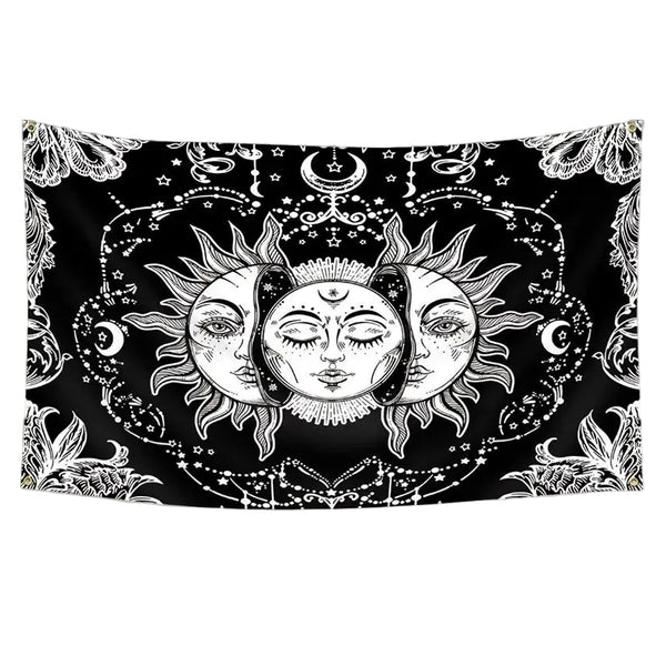 Sun and Moon Flag - 90x150cm(3x5ft)