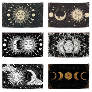 Sun and Moon Flags - 90x150cm(3x5ft) - 60x90cm(2x3ft)