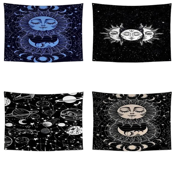 Sun and Moon Flags - 90x150cm(3x5ft) - 60x90cm(2x3ft)
