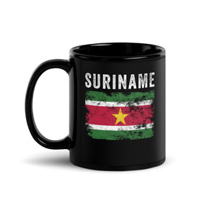 Suriname Flag Distressed Surinamese Flag Mug