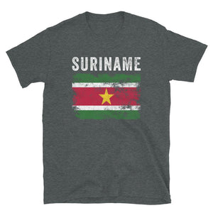 Suriname Flag Distressed Surinamese Flag T-Shirt