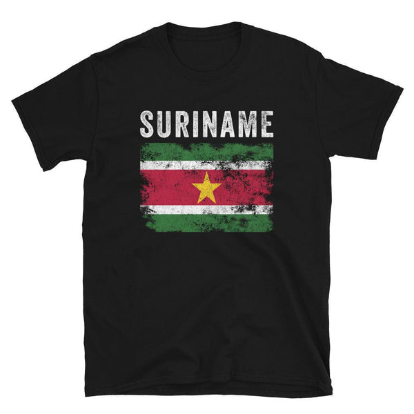 Suriname Flag Distressed Surinamese Flag T-Shirt