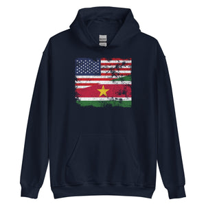 Suriname USA Flag Hoodie